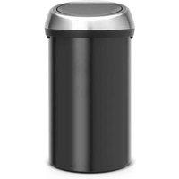 Brabantia Touch Bin 60L - Matt Black, Black