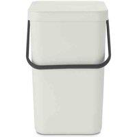 Brabantia Sort & Go Waste Bin 25L - Light Grey, Grey