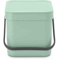 Brabantia Sort & Go Waste Bin 6L - Jade Green, Green