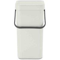 Brabantia Sort & Go Waste Bin 12L - Light Grey, Grey