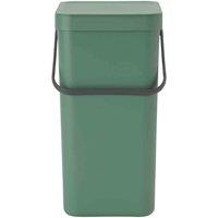 Brabantia Sort & Go Waste Bin 16L - Fir Green