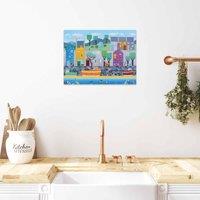 The Art Group Ailsa Black (No Ball Games) 30x40cm Wall Art, Multi