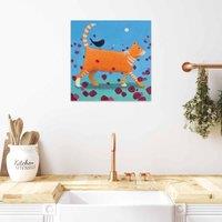 The Art Group Ailsa Black (Day Tripper) 40x40cm Wall Art, Multi