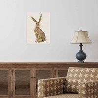 The Art Group Helen Ahpornsiri (Gazing Hare) 30x40cm Wall Art, Multi