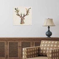 The Art Group Helen Ahpornsiri (Forest Stag) 40x40cm Wall Art, Multi