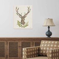 The Art Group Helen Ahpornsiri (Autumn Stag) 40x50cm Wall Art, Multi