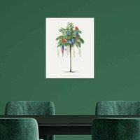 The Art Group Summer Thornton (Parrot Palm) 40x50cm Wall Art, Multi