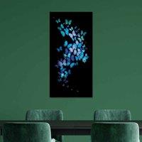 The Art Group Summer Thornton (Morpho Butterflies) 50x100cm Wall Art, Multi