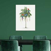 The Art Group Summer Thornton (Parrot Palm) 60x80cm Wall Art, Multi