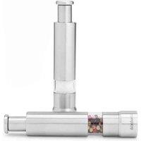 Brabantia Profile Salt and Pepper Crusher Set - Matt Steel, Silver