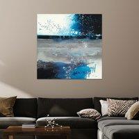 The Art Group Soozy Barker (Ice Blue) 85x85cm Wall Art