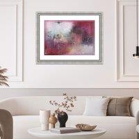 The Art Group Soozy Barker (Plum Fusion) 60x80cm Wall Art