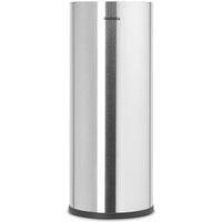 Brabantia ReNew Toilet Roll Dispenser - Matt Steel, Silver