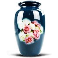 Sterling Ventures Decorative Pink Rose Jar, Blue