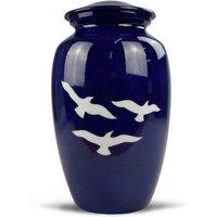 Sterling Ventures Decorative Soaring Birds Jar, Blue