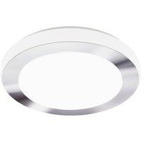 Eglo LED Round Bathroom Light, Silver