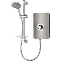 Triton Showers Collection II 8.5kW Electric Shower - Gun Metal, Silver