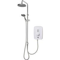 Triton Showers Danzi DuElec 9.5kW Electric Shower - White, White