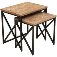 Interiors by PH Side Tables Set Of Two, Brown