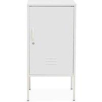 Interiors by PH Academy One Door White Locker, White