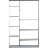 Interiors by PH Acero Grey Multi Shelf Unit, Grey