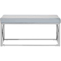 Interiors by PH Powder Blue Bench, Blue