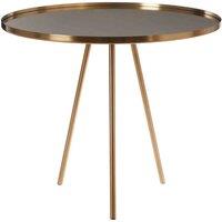 Interiors by PH Gold Finish Side Table, Gold