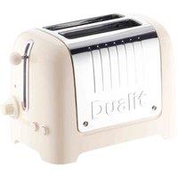 Dualit 26213 Lite 2 Slice Toaster - Canvas White, Cream