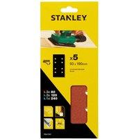 Stanley Punched Quick Fit Assorted Sanding Sheets, Yellow