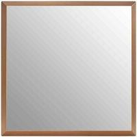 Interiors by PH Small Square Gold Finish Wall Mirror, Gold