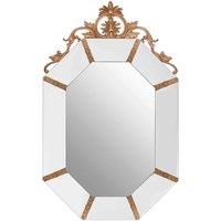Interiors by PH Wall Mirror With Gold Resin Frame, Gold