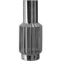 Interiors by PH Large Onice Silver Glass Vase, Silver
