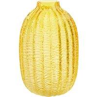 Interiors by PH Bionda Large Yellow Glass Vase, Yellow