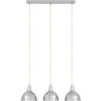 Interiors by PH Jasper Chrome Horizontal Pendant Light, Silver