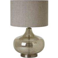 Interiors by PH Luz Fabric Shade Table Lamp, Silver