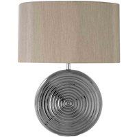 Interiors by PH Jessica Silver Ceramic Table Lamp, Silver