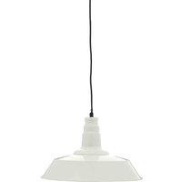 Interiors by PH Brant White Metal Pendant Light, White