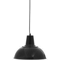 Interiors by PH Bryen Black Metal Pendant Light, Black
