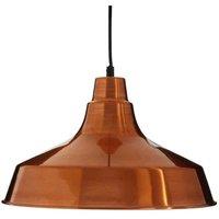Interiors by PH Brinn Copper Finish Pendant Light, Pink