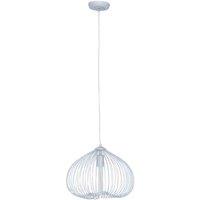 Interiors by PH Lavis 1 Bulb Silver Finish Pendant Light, Silver