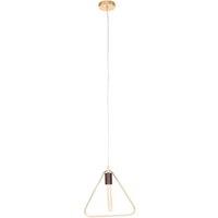 Interiors by PH Lavis Gold Triangle Pendant Light, Gold