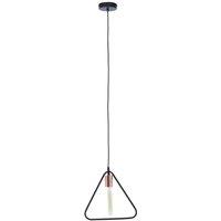 Interiors by PH Lavis Triangular Pendant Light, Black