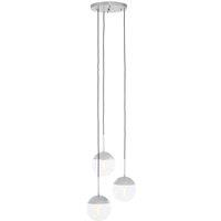 Interiors by PH Revive Chrome Finish 3 Pendant Light, Silver