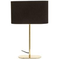 Interiors by PH Lilian Shiny Brass Table Lamp, Pink