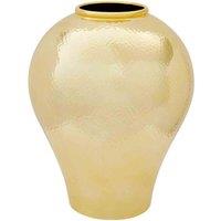 Interiors by PH Large Ceramic Vase - Gold, Gold