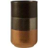 Interiors by PH Stoneware Vase, Black