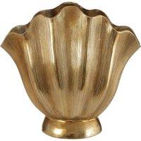 Interiors by PH Large Fluted Vase, Gold