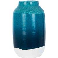 Interiors by PH Earthenware Vase - Blue, Blue