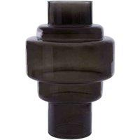 Interiors by PH Small Smoked Black Vase, Black