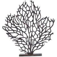 Interiors by PH Large Black Nickel Tree Sculpture, Silver